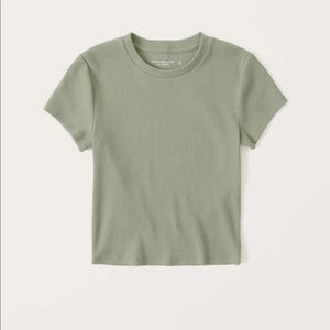 A&F Ribbed Crew Essential Tee